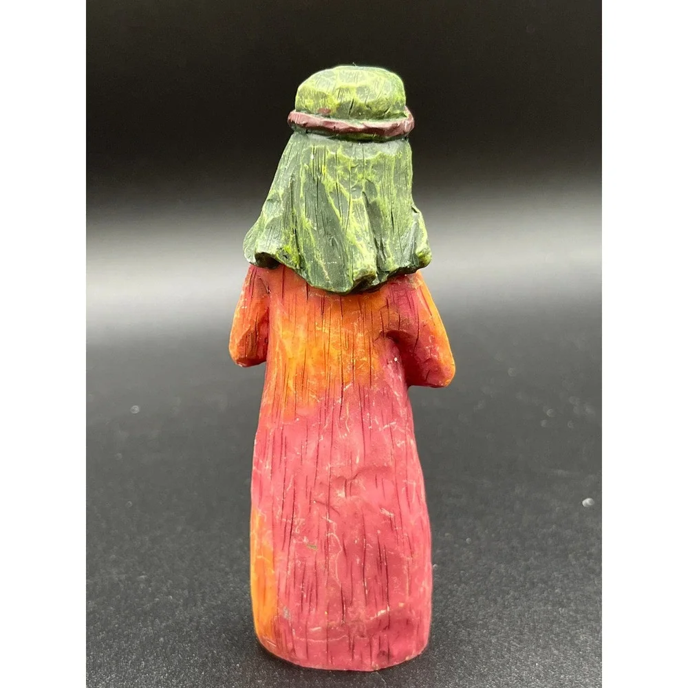 Vtg‎ Nativity Set Figurines 10 Piece Religious Christmas Resin 4